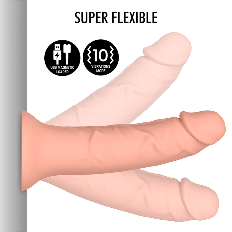 Mythology asher original dildo m - vibrador compatible con watchme wireless technology