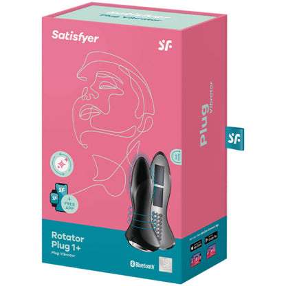 Tappo rotator satisfyer 1+ tappo vibrante - nero