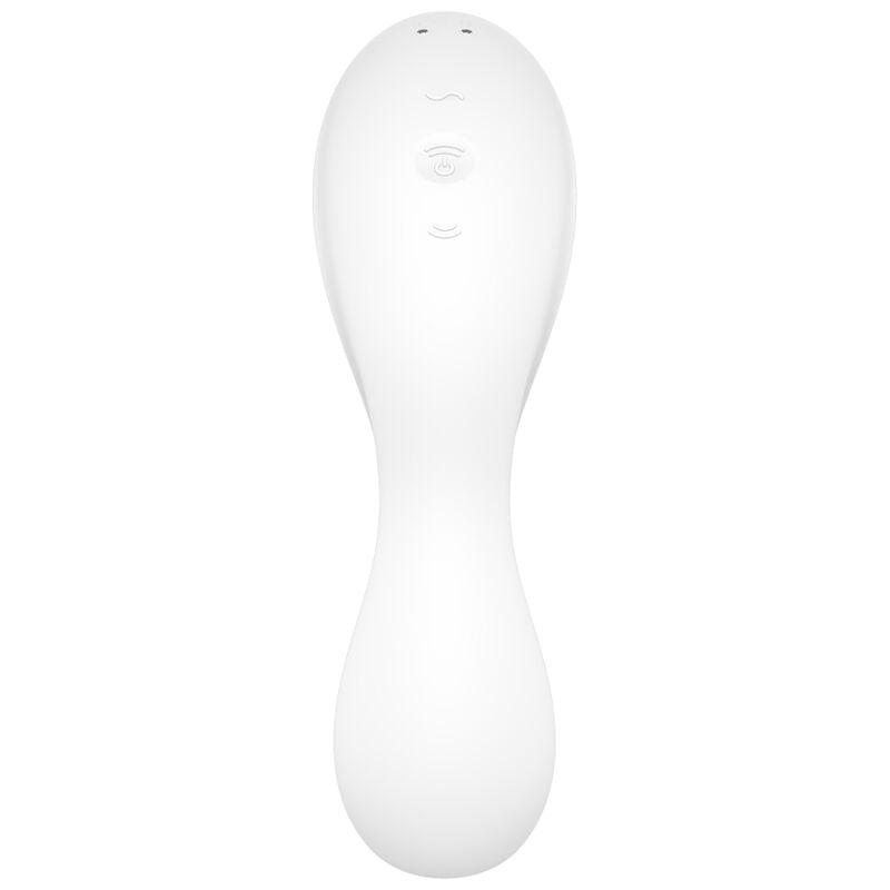 Succhia Cltoride + Punto G Satisfyer Curvy Trinity 5 Bianco