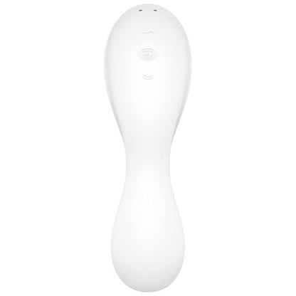 Succhia Cltoride + Punto G Satisfyer Curvy Trinity 5 Bianco