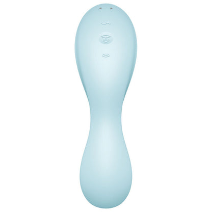 Succhia Clitoris + Point G Satisfyer Curvy Trinity 5 Bleu clair