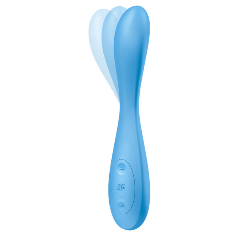 Vibratore punto g multifunzionale Satisfyer flex 4 blu
