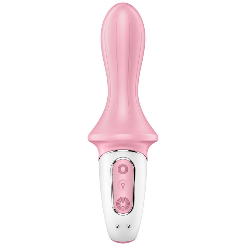 Satisfyer air pump booty 5+ vibratore anale gonfiabile - rosa