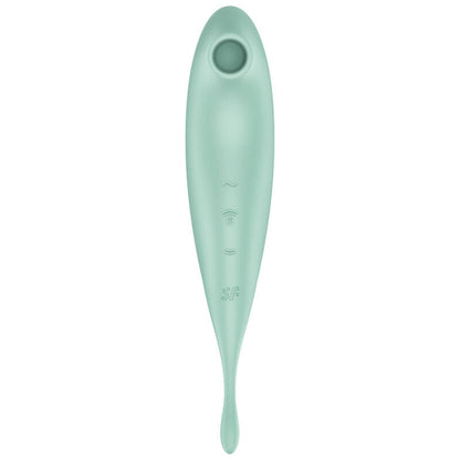 Succhia Clitoride Satisfyer Twirling Pro+ con Vibratore Verde
