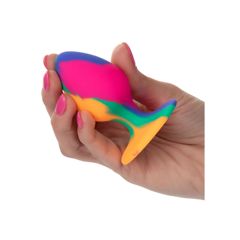 Calex cheeky medio tie-dye plug anale