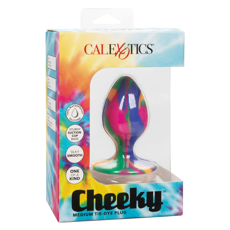 Calex cheeky medio tie-dye plug anale