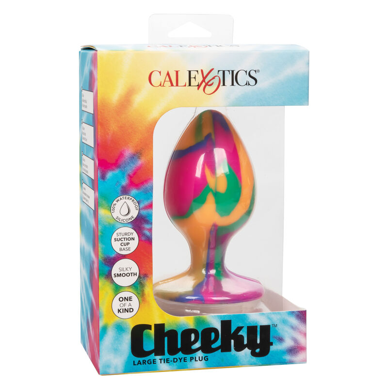 Calex cheeky grande tie-dye plug anale