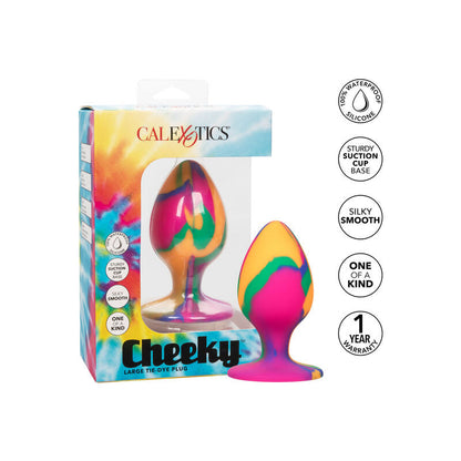 Calex cheeky grande tie-dye plug anale