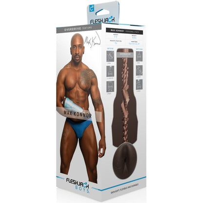 Masturbatore da uomo Fleshjack Max Connor Ano Color Nero