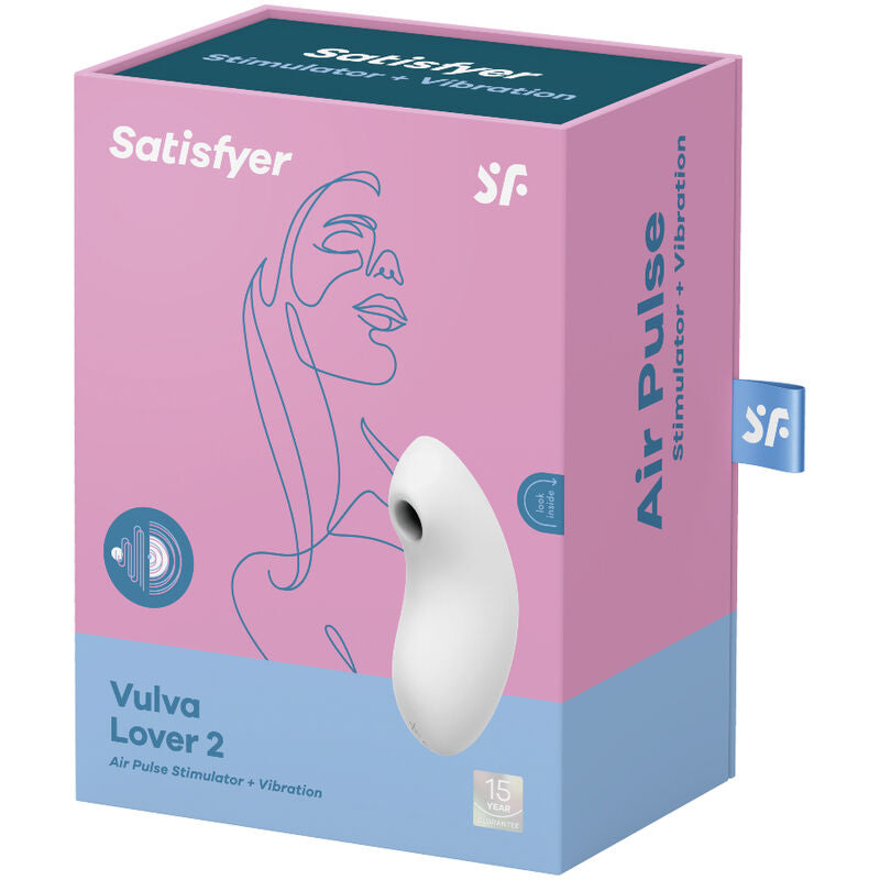 Succia Clitoride Satisfyer Vulva Lover 2 Bianco