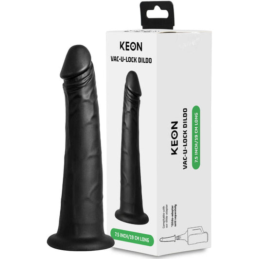 Dildo Realistico Kiiro Keon Vac-U-Lock Nero