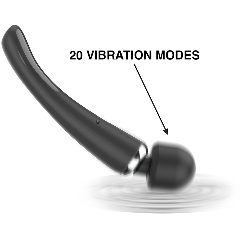 Wand Massager Naomi Wand Super Strong Grigio Antracite