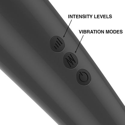 Wand Massager Naomi Wand Super Strong Grigio Antracite