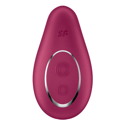 Vibratore da appoggio satisfyer dipping delight - rosso