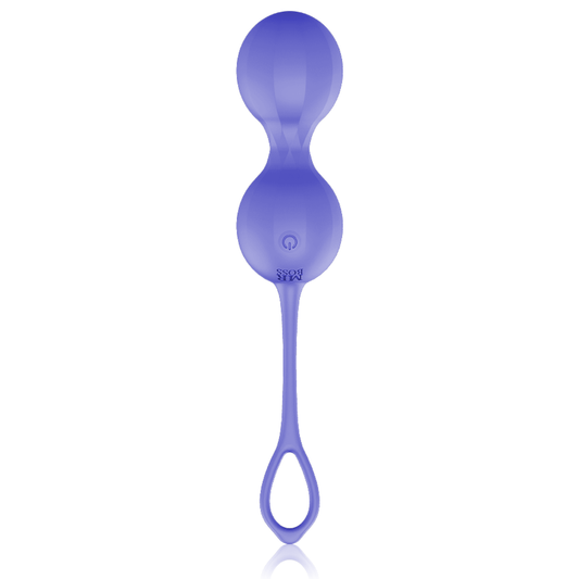 Palline vaginali Mr Boss 2 palline vibranti con telecomando viola