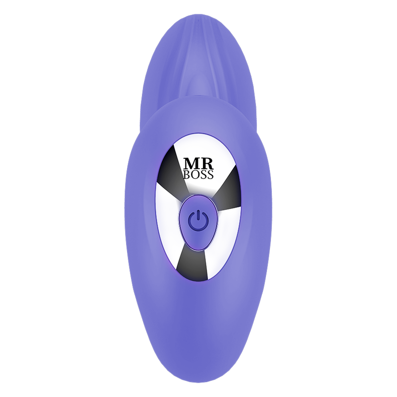 Vibratore Telecomandato MR. BOSS Josef pulsazioni e vibrazioni con telecomando viola
