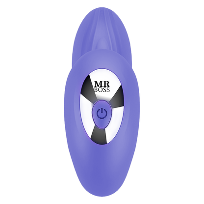 Vibratore Telecomandato MR. BOSS Josef pulsazioni e vibrazioni con telecomando viola
