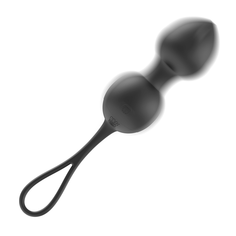 Boules vaginales Brilly glam 2 boules vibrantes avec télécommande noire