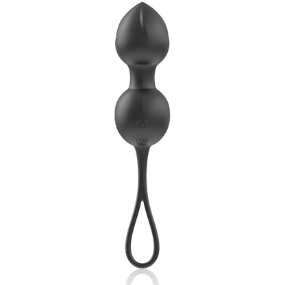 Boules vaginales Brilly glam 2 boules vibrantes avec télécommande noire