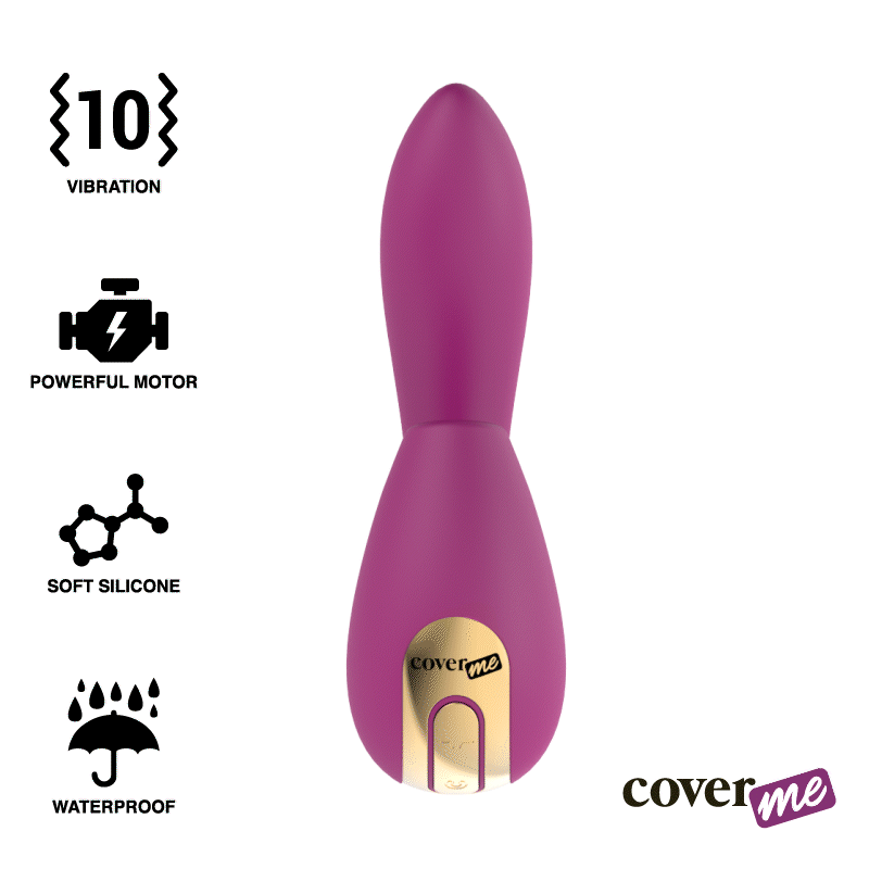 Succhia clitoride e vibratore punto g Coverme viola