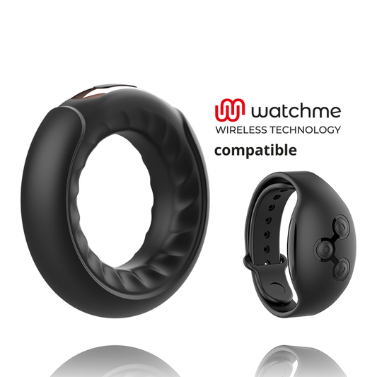 Anello Vibrante Anbiguo Adriano compatibile con Watchme Nero