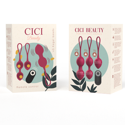 Palline vaginali Cici beauty 3 palline vibranti con telecomando