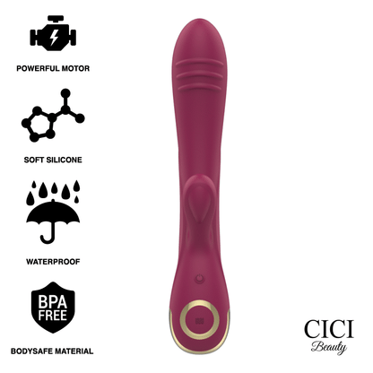 Vibratore Rabbit CICI BEAUTY beauty Rosso