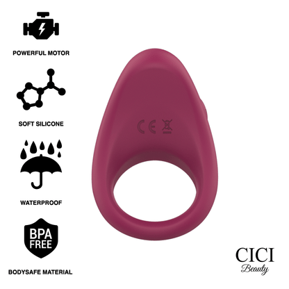 Anello vibrante Cici Beauty bordeaux