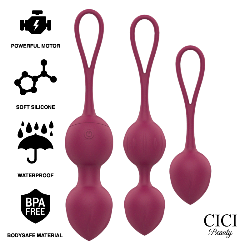 Palline vaginali Cici beauty 3 palline vibranti con telecomando