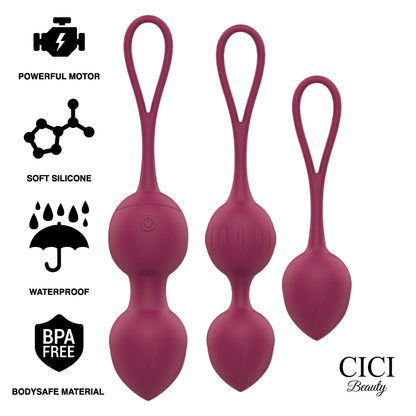 Palline vaginali Cici beauty 3 palline vibranti con telecomando