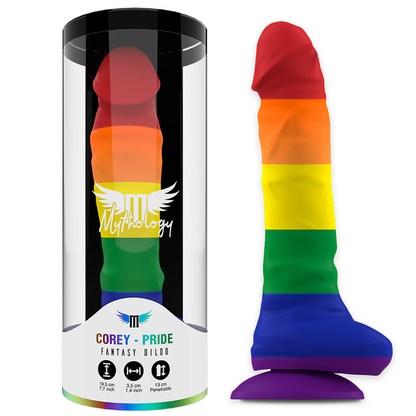 Dildo Mythology Fantasy Dildo Corey-Pride Multicolor