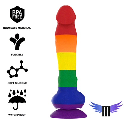 Dildo Mythology Fantasy Dildo Corey-Pride Multicolor
