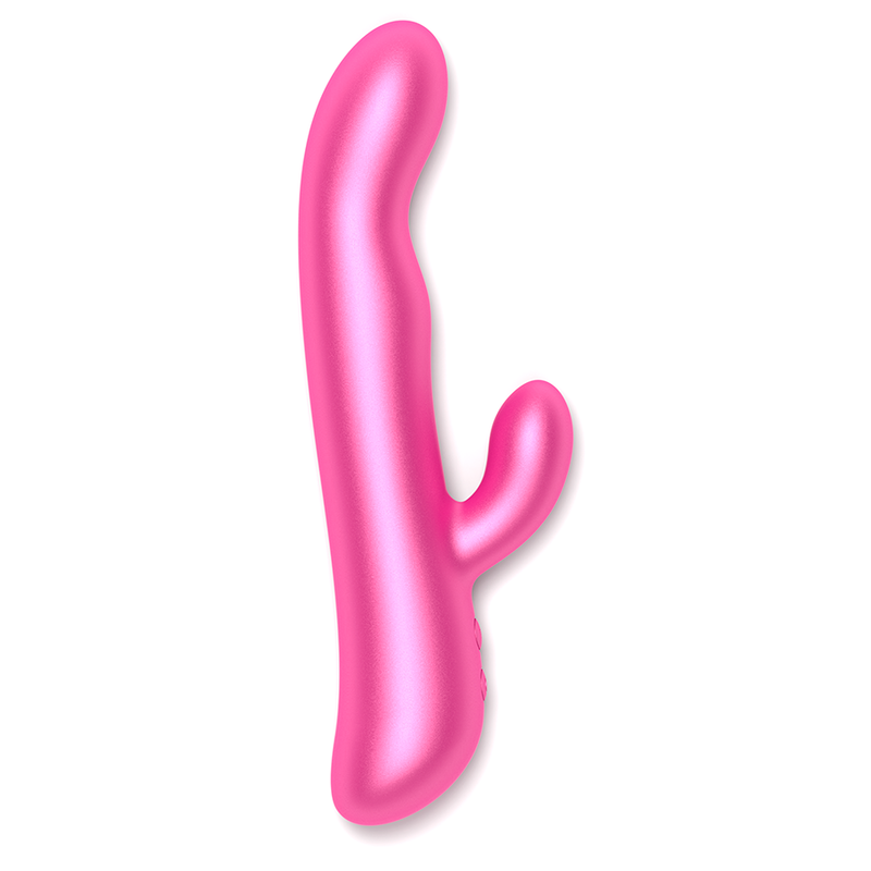 Vibratore Rabbit Oninder Vibration & Rotation Free App Rosa