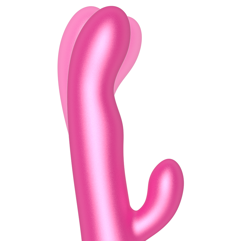 Vibratore Rabbit Oninder Vibration & Rotation Free App Rosa
