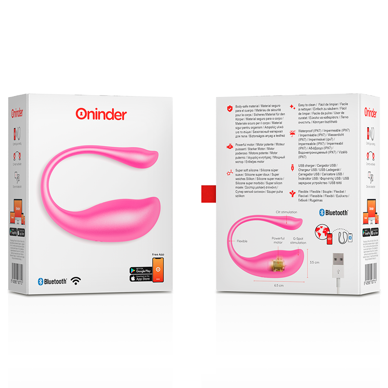Oninder vibrating egg pink - free app