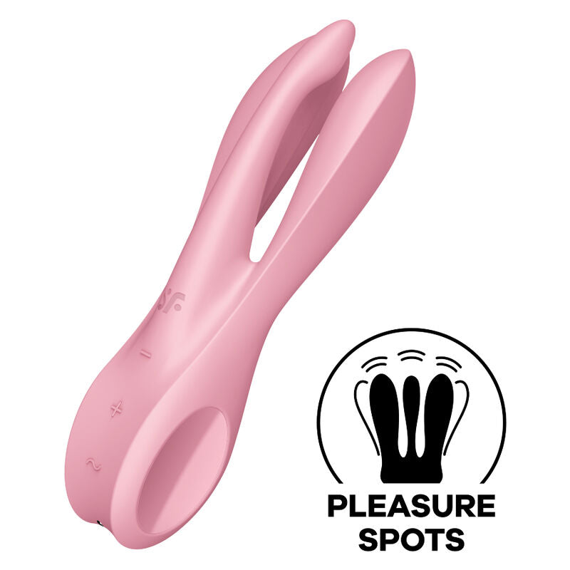 Satisfyer threesome 1 vibratore - rosa