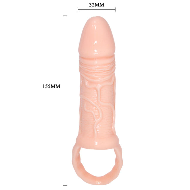 Estensore PRETTY LOVE Penis Sleeve Lunghezza 15,5 cm Carne