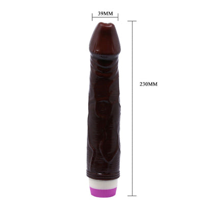 BAILE - VIBRATORE ONDE DI PIACERE 23 CM MARRONE