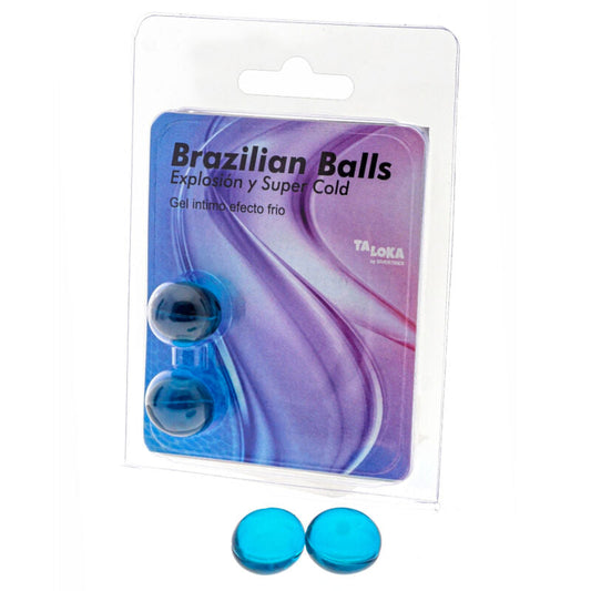 Taloka - 2 palline brasiliani gel emozionante effetto freddo