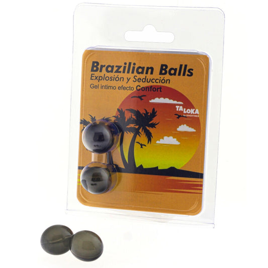 Taloka - 2 palline brasiliani gel emozionante effetto comfort