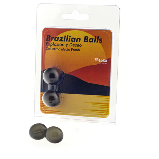 Taloka - 2 palline brasiliani gel emozionante effetto fresco