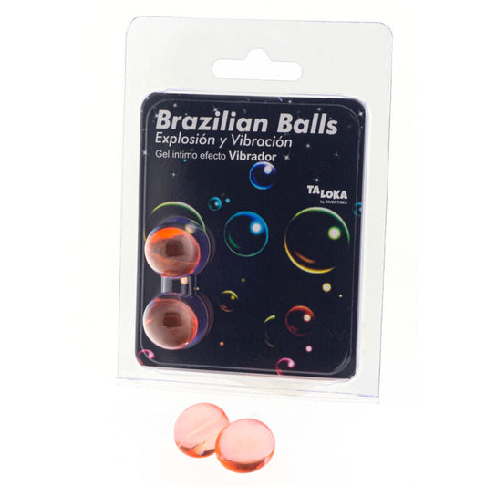 Taloka - 2 palline brasiliani gel emozionante effetto vibrante