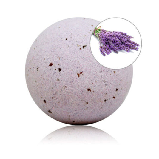 Taloka - bomba da bagno profumata alla lavanda con petali di rosa