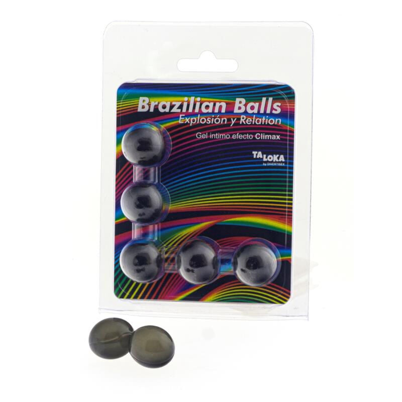 Taloka - 5 palline brasiliani gel emozionante più effetto gusto