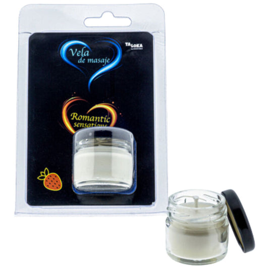 Taloka - candela da massaggio alla fragola