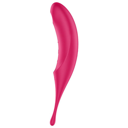 Sucette clitoridienne multifonction Satisfyer Twirling Pro Rouge