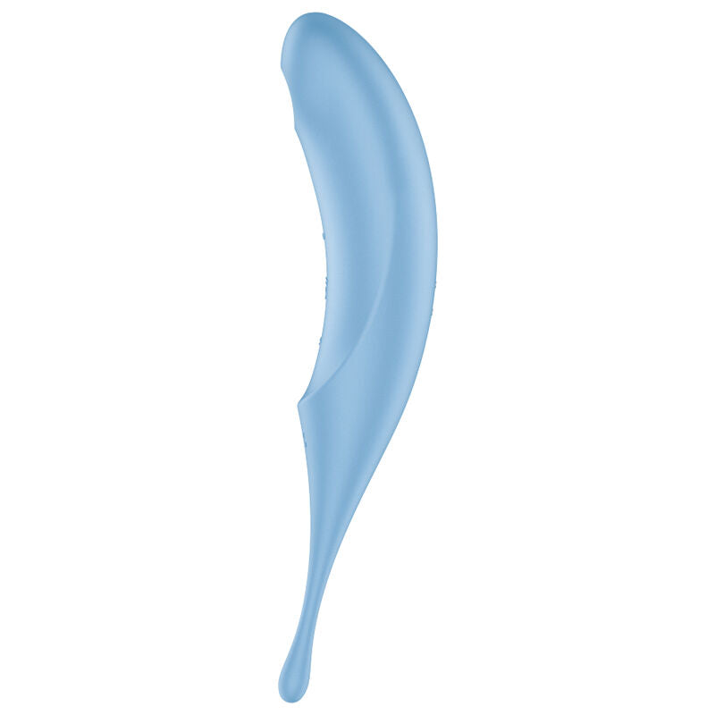 Succhia Clitoride multifunzione Satisfyer Twirling Pro Celeste