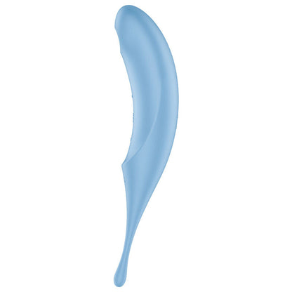 Succhia Clitoride multifunzione Satisfyer Twirling Pro Celeste