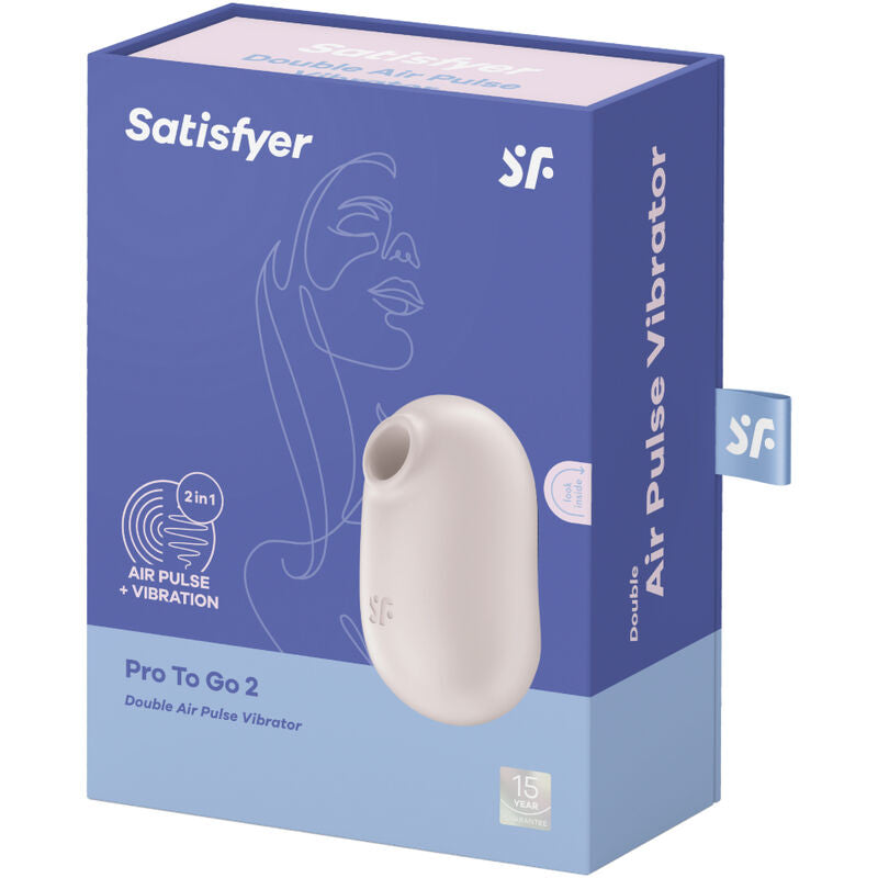 Succhia Clitoride Satisfyer Pro To Go 2 Rosa Chiaro