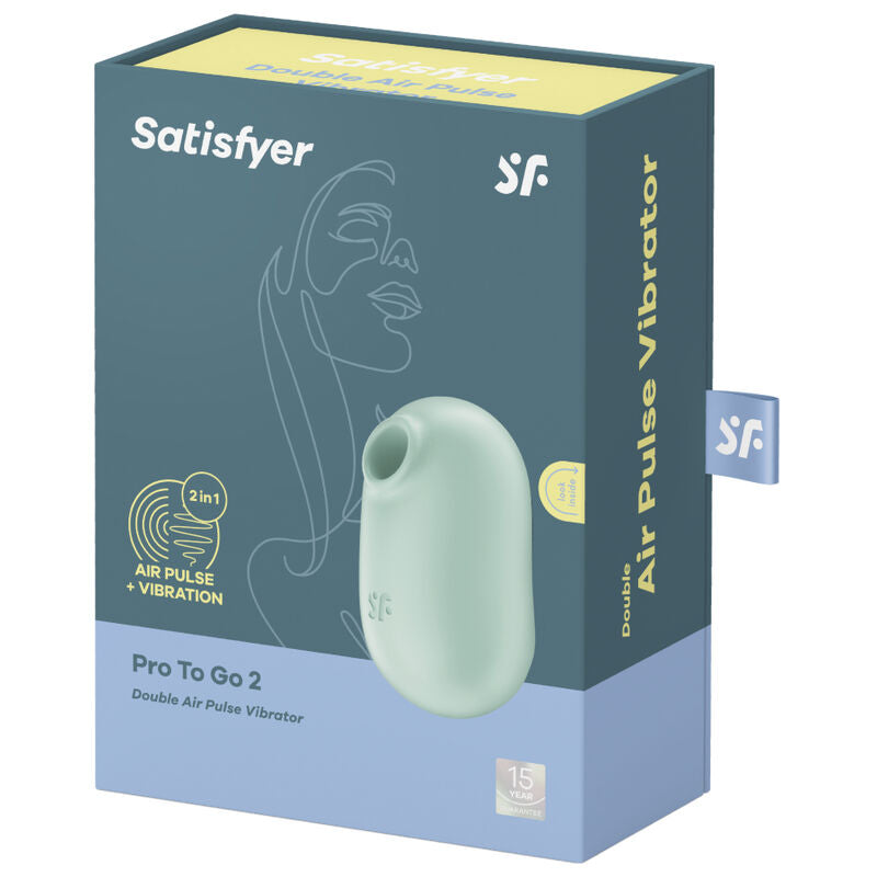 Clitoris Sucking Satisfyer Pro To Go 2 Vert d'eau
